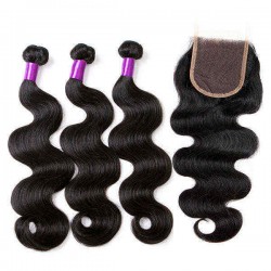 1 Bundle Brazilian Body Wave Wig 100% Lace Human Virgin Hair Extensions Lace Frontal Natural Wave Hair Wigs