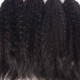 1 Bundle Kinky Straight 100% Brazilian Human Virgin Hair Extension Weave Bundles Nature Color