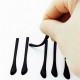 1 Pair Eyeglasses Silicone Rubber End Tips Ear Sock Pieces Ear Tubes Replacement Glasses Clip