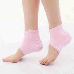 1 Pair Silicone Ankle Protection Pad Anti Crack Sports Support Moisture Heel Socks Foot Mask