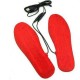 1 Pair USB Electric Powered Heated Tools Insoles Keep Feet Warm Pad Free Size