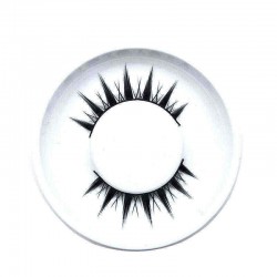 1 pair 3D Cross Natural False Eyelashes Black Mink Hair Handmade Eye Lashes Extension Makeup