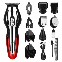 100-240V Cordless USB Rechargeable Hair Clipper Trimmers Hair Cutting Kit
