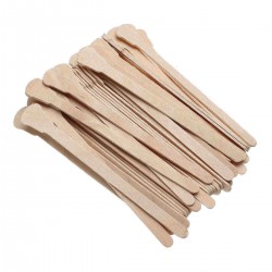 100Pcs Disposable Waxing Stick Body Hair Removal Spatulas Wooden Epilator Strips