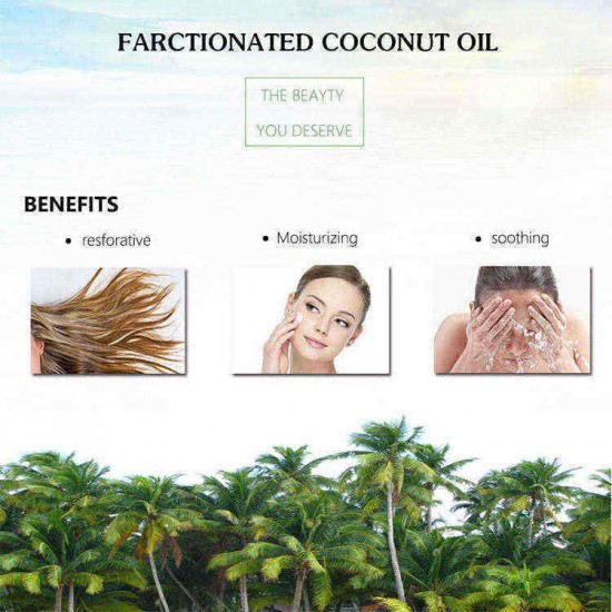 100ml Coconut Oil Soften and Repair Dry Cracked Skin Essential Oil