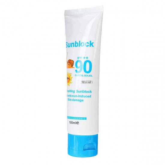 100ml Sunscreen Cream Refreshing Sunblock SPF90++ Face Body Protection Waterproof Whitening
