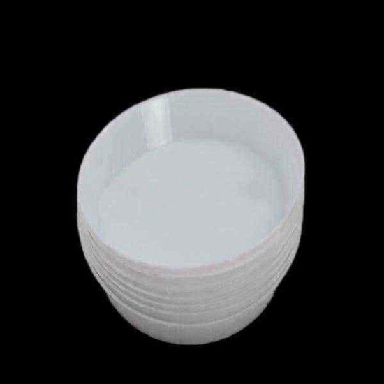 10PCS Plastic Rhinestone Round Tray Plate Nail Tool