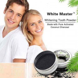 10g  White Maste Activated Carbon Coconut Shell To Tartar Smoke Stain Teeth Whitening Powder