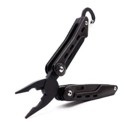 11 IN 1 Black Stainless Steel Folder Pliers Multi-Purpose Pliers Camping Outdoor Pliers Tool