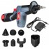110V-240V 2000mAh Multi-Speed Electric Percussive Massager Muscles Vibrating Relaxing  W/ 6Pcs Massage Head