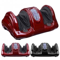 110V Electric Heating Foot Body Leg Massager Shiatsu Kneading Roller Vibrator Machine Reflexology