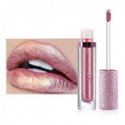 12 Colors Lip Gloss Metallic Glitter Color Lips Makeup Long Lasting Waterproof