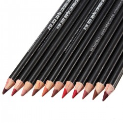 12 Colors Lip Liner Makeup Pencil Long Lasting Natural Waterproof Cosmetic Pen