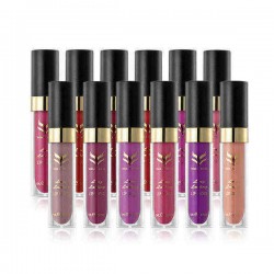 12 Colors Matte Lip Gloss Long Lasting Waterproof Beauty Makeup