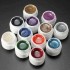 12 Colors Nail Art False French Glitter UV Gel Builder Polish Set