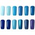 12 Colors Nano UV Gel Polish Blue Color System Dreamlike Soak-off Nail Charming