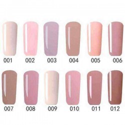 12 Colors Nano White Naked Color System UV Gel Polish Soak-off Nail Art
