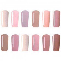 12 Colors Nano White Naked Color System UV Gel Polish Soak-off Nail Art