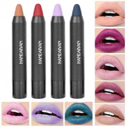 12 Colors Nude Matte Velvet Lip Stick Pen Lip Makeup Long Lasting Waterproof