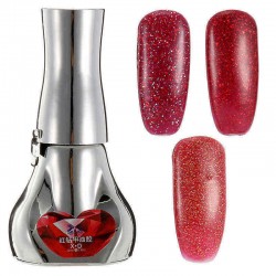 12 Colors Red Diamond Hybrid DIY UV Gel Nail Art Polish Long-lasting Soak Off LED Manicure Tools