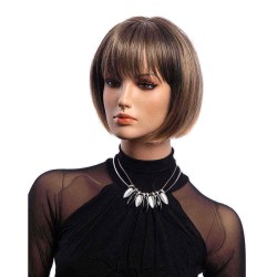 12 Inch Short Straight KANEKALON Full Wig Elegant Bobo Synthetic Wigs Net