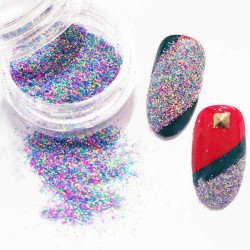 12 Mixed Colors Gradient Color Nail Powder Dust Manicure Nails Lip DIY Design Decoration