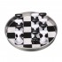 12 Pcs Chess Board Nail Art Tips Display Holder Crystal Magnetic Stand Set Manicure Salon