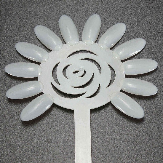 120 Tips Nail Polish Display Practice Fan Board Sticks Wheel
