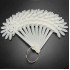 120 Tips Nail Polish Display Practice Fan Board Sticks Wheel