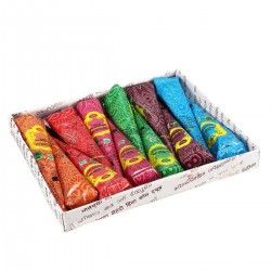 12Pcs Henna Cones Temporary Tattoo Kit Natural Herbal Body Art Paint Mehandi Ink Pigment