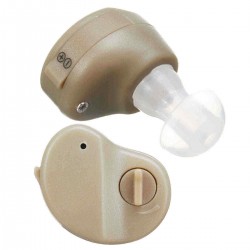 1/2Pcs Portable Digital Hearing Aid Enhancer Mini In-Ear Sound Voice Amplifier