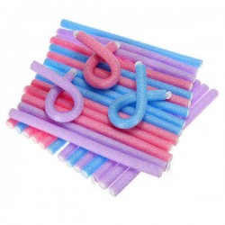 12mm Bendy Twist Benders Hairdressing Foam Hair Rollers Curlers