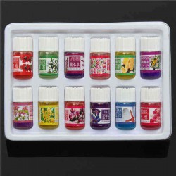 12pcs Spa Aromatherapy Flower Essential Oil Set Pure Therapeutic Relief Plant Headache Home