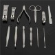 12pcs Stainless Steel Manicure Tools Set Travel Nail Nipper File Clipper Tweezers Eyebrow Scissors 12pcs Stainless Steel Manicure Tools Set Travel Nail Nipper File Clipper Tweezers Eyebrow Scissors