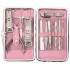 12pcs Stainless Steel Manicure Tools Set Travel Nail Nipper File Clipper Tweezers Eyebrow Scissors