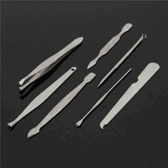 12pcs Stainless Steel Manicure Tools Set Travel Nail Nipper File Clipper Tweezers Eyebrow Scissors 12pcs Stainless Steel Manicure Tools Set Travel Nail Nipper File Clipper Tweezers Eyebrow Scissors