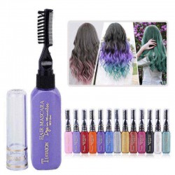 13 Colors DIY One-Time Hair Mascara Dyes Temporary Non-Toxic Disposable Hair Cream