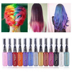 13 Colors DIY One-Time Hair Mascara Dyes Temporary Non-Toxic Disposable Hair Cream