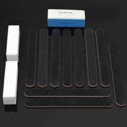13Pcs Nail Art Sanding Files Buffer UV Gel Block Pedicure Manicure Tools Set