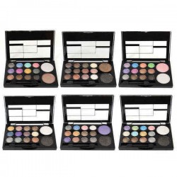 14 Colors Professional Glitter Eyeshadow Palette Case Blush Eye Shadows Make Up Tools