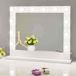 14 LED Lamp String White Makeup Mirrors Lamp Suction Cosmetic Dressing Salon Barber Shop White Light