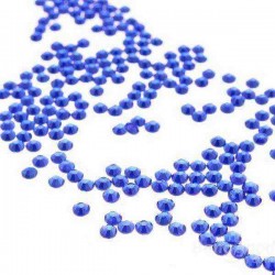 1440Pcs Deep Blue Crystal Rhinestones Nail Art Tips Decoration