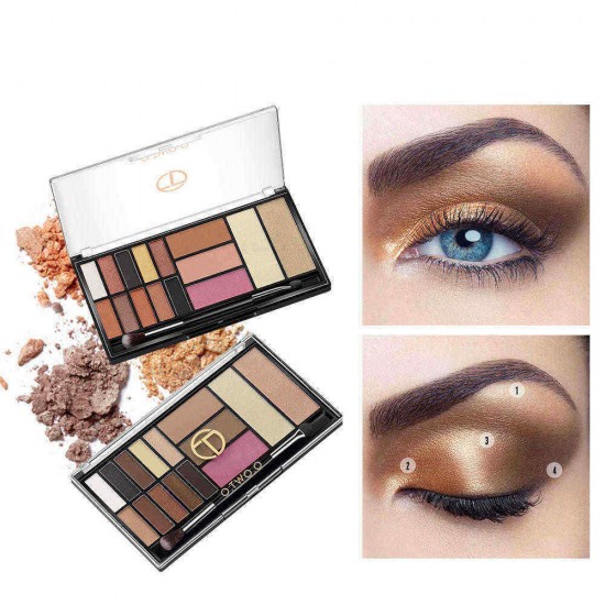 15 Colors Eye Shadow Palette Matte Glitter Shimmer Eye Shadow Eyes Makeup Long Lasting