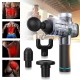 1500mAh 100~240V Electric Massager With 4 Heads Percussive Vibration Muscle Therapy Massage G-un Athlete Sports Vibrating Relax