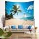 150*130cm/150*210cm Summer Beach Ocean Style Yoga Mat Wall Hanging Tapestry Yoga Mats