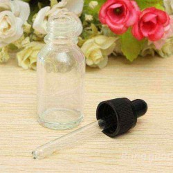 15ML Transparent Essential Oil Perfume Glass Dropper Bottle