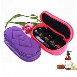 15ml 5 Bottles Essential Oil Carrying Case Handheld Bags Storage Travel Holder