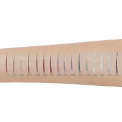 16 Color Metallic Shimmy Eyeliner Eye Shadow Waterproof  Long-lasting