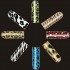 16 PCS Leopard Zebra Nail Art Polish Metal Full Stickers