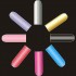 16 PCS Pure Colors Nail Art Polish Metal Full Stickers